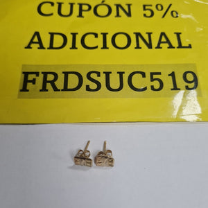 ARETES PAR ORO 14 K 1.4 GRMS (SEMINUEVO)