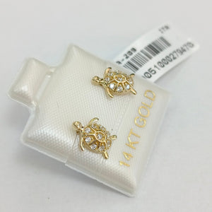 BROQUELES ORO 14K 1.1 (NUEVO)