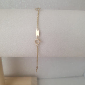 PULSERAS DAMA ORO 14K 1.3 (NUEVO)
