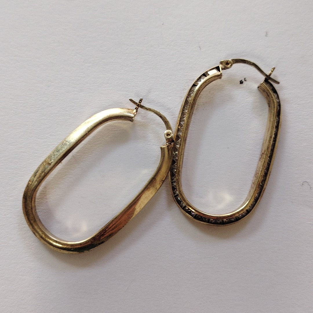 ARRACADAS PAR ORO 10 K 6,40 GRMS (SEMINUEVO)
