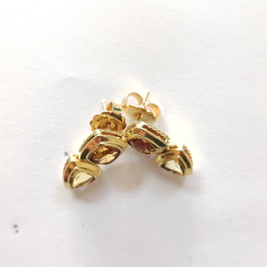 ARETES PAR ORO 18 K 10,30 GRMS (SEMINUEVO)