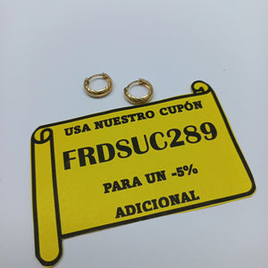 HUGGIES ORO 14K 2.3 (NUEVO)
