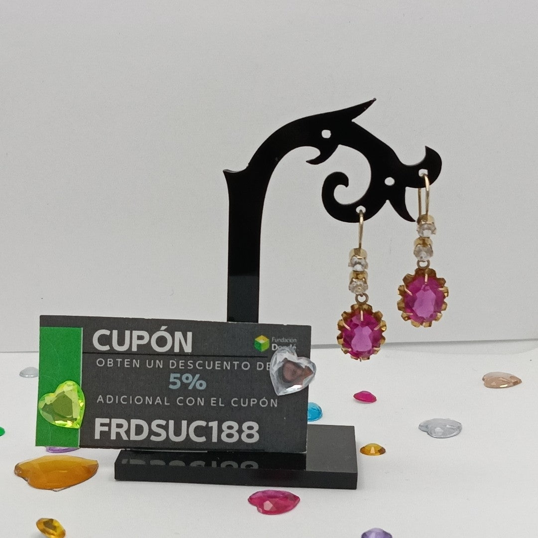 ARETES PAR ORO 10 K 3.3 GRMS (SEMINUEVO)