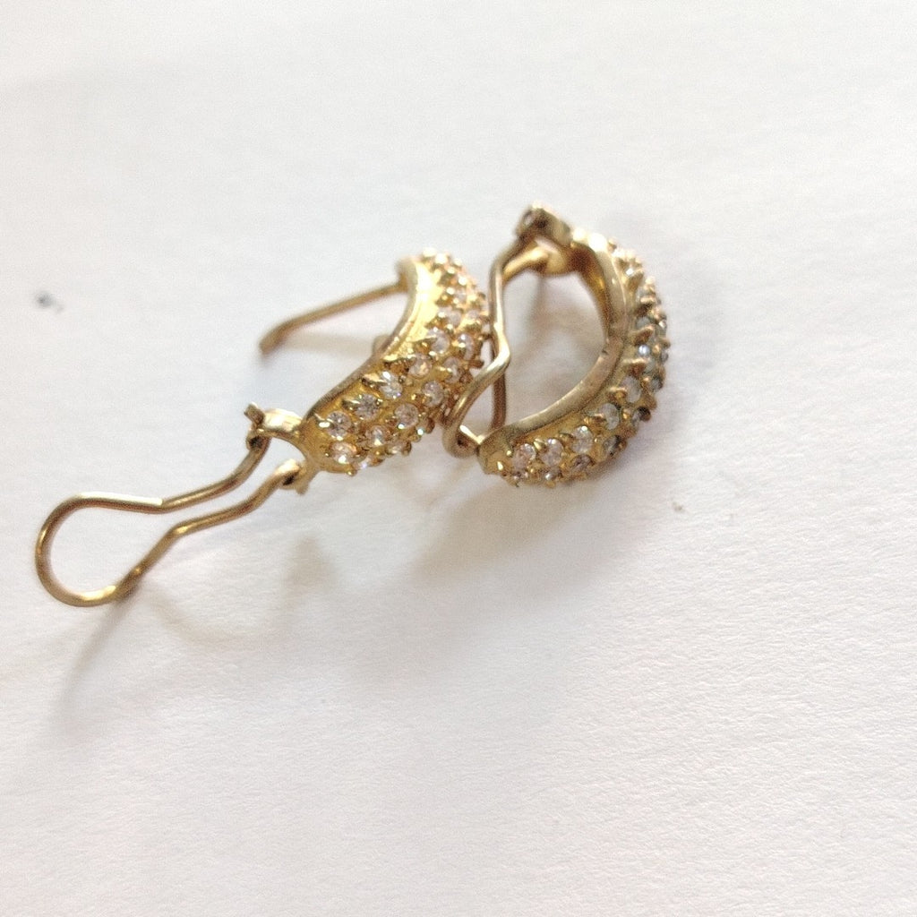 ARETES PAR ORO 10 K 3,50 GRMS (SEMINUEVO)