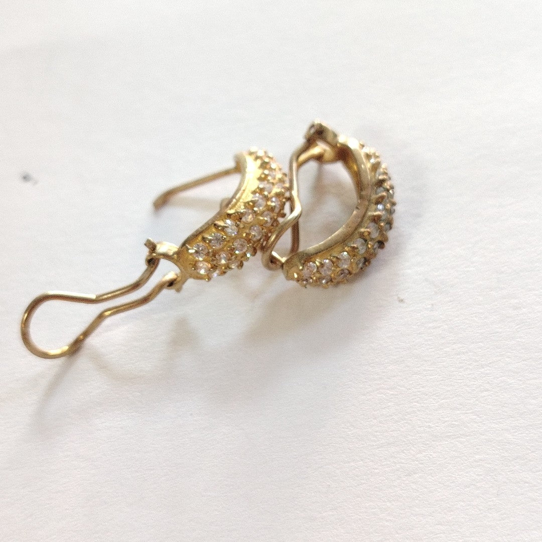 ARETES PAR ORO 10 K 3,50 GRMS (SEMINUEVO)