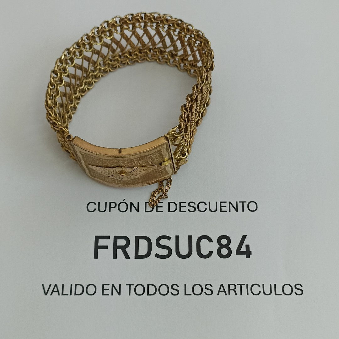 PULSERA RIGIDA ORO 10 K 48.8 GRMS (SEMINUEVO)