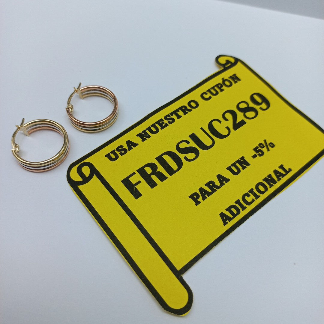 ARRACADAS ORO 14K 2.3 (NUEVO)