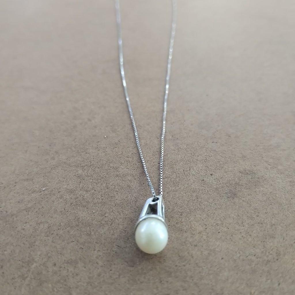 GARGANTILLA ORO BLANCO 10 K 3.4 GRMS (SEMINUEVO)
