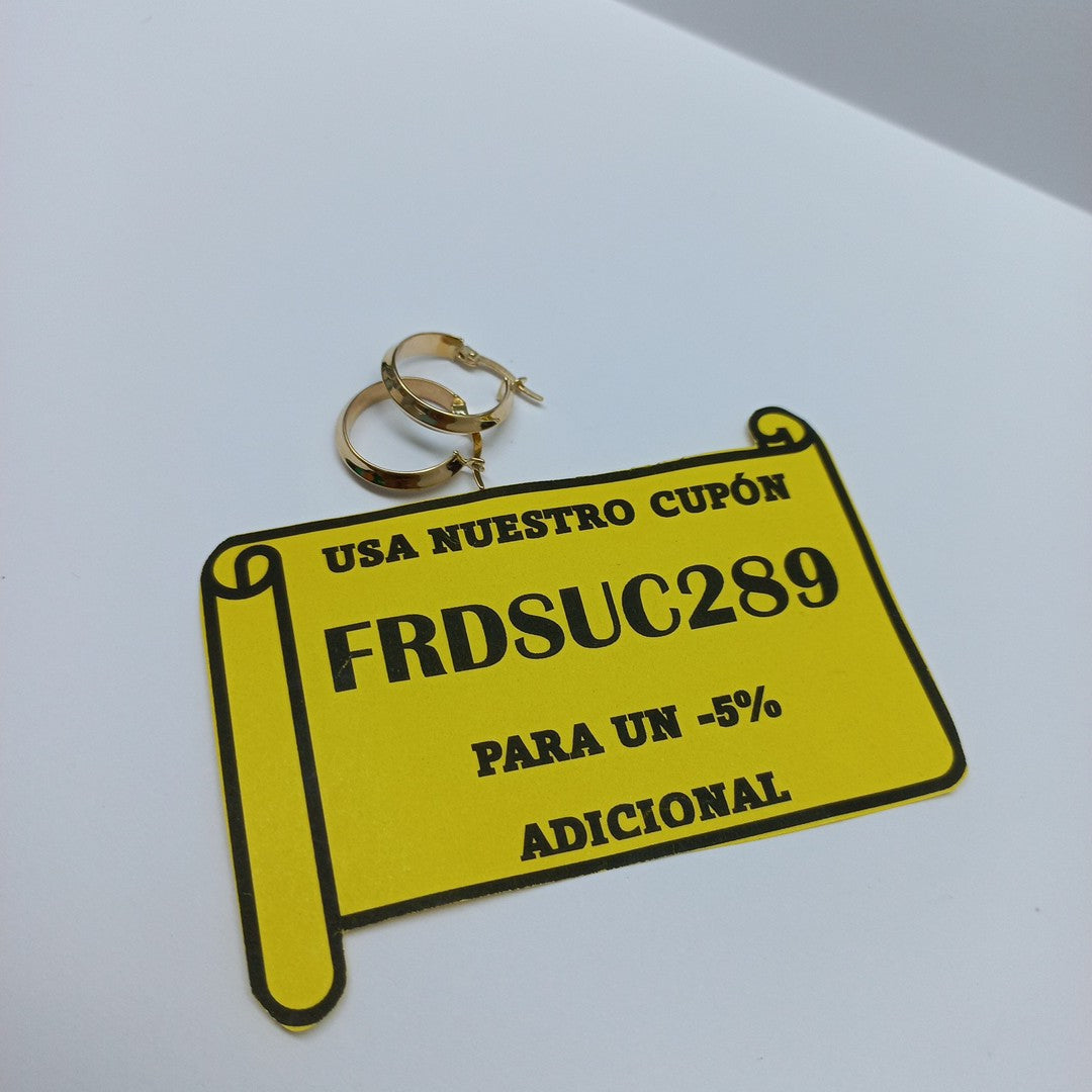 ARRACADAS ORO 14K 1.4 (NUEVO)