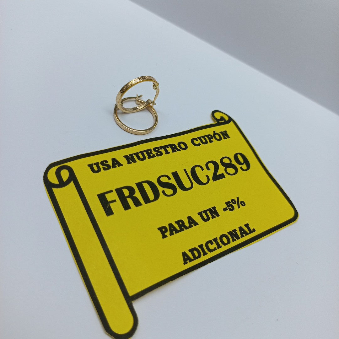 ARRACADAS ORO 14K 1.1 (NUEVO)