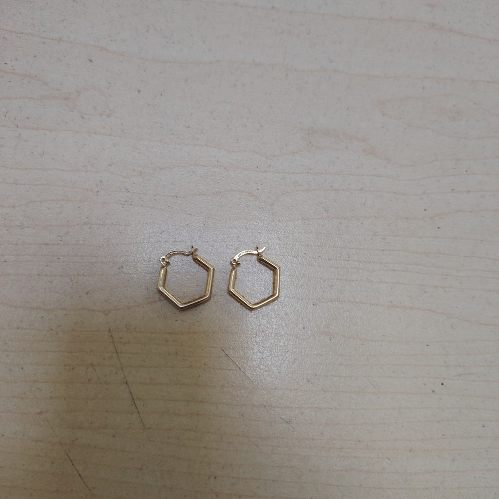 ARRACADAS PAR ORO 10 K 1.6 GRMS (SEMINUEVO)