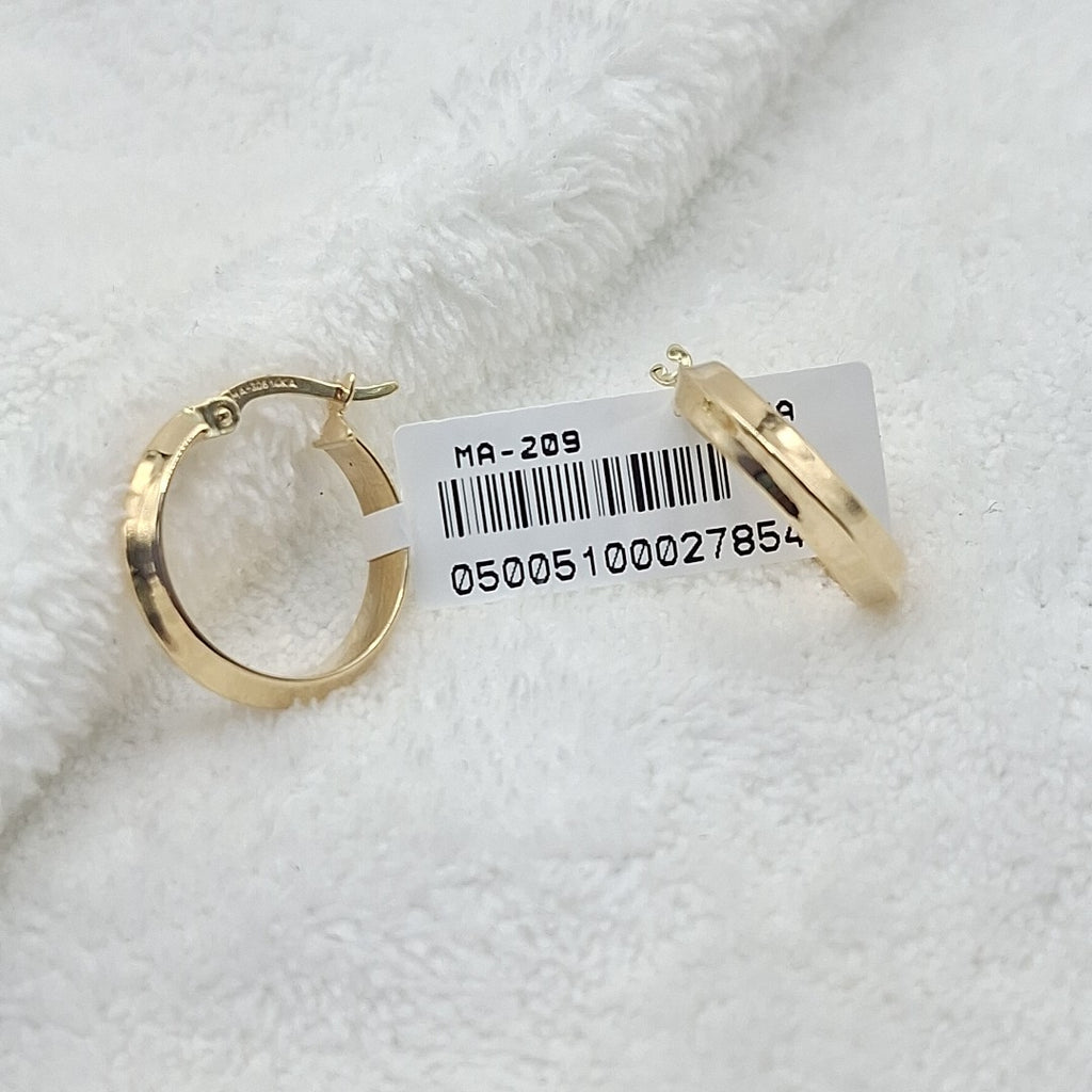 ARRACADAS ORO 14K 1.4 (NUEVO)