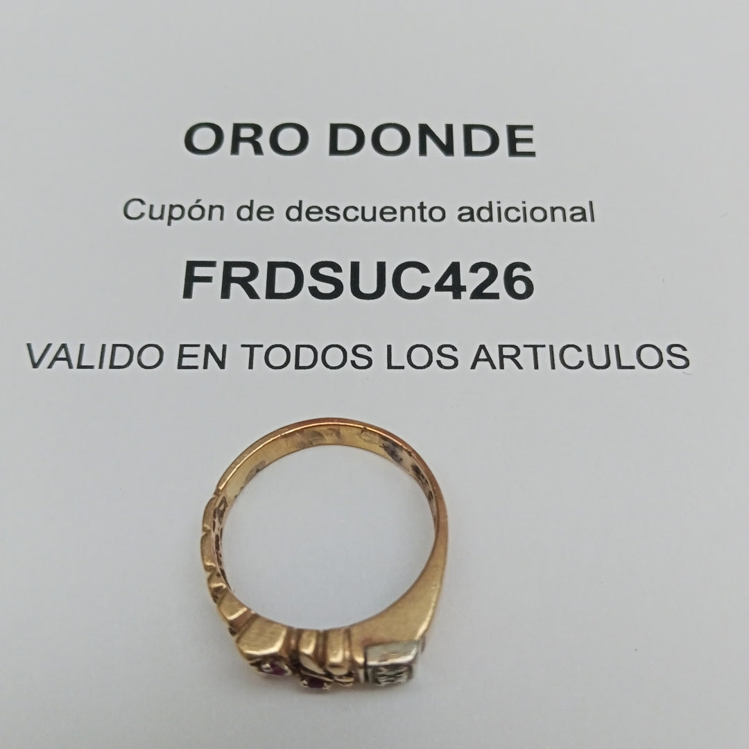 ANILLO ORO 10 K 6.3 GRMS (SEMINUEVO)