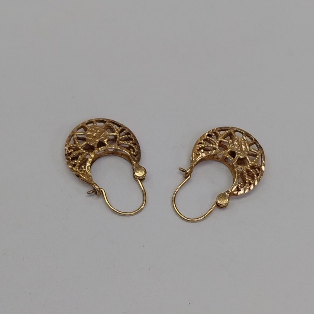 ARETES PAR ORO 10 K 1.3 GRMS (SEMINUEVO)
