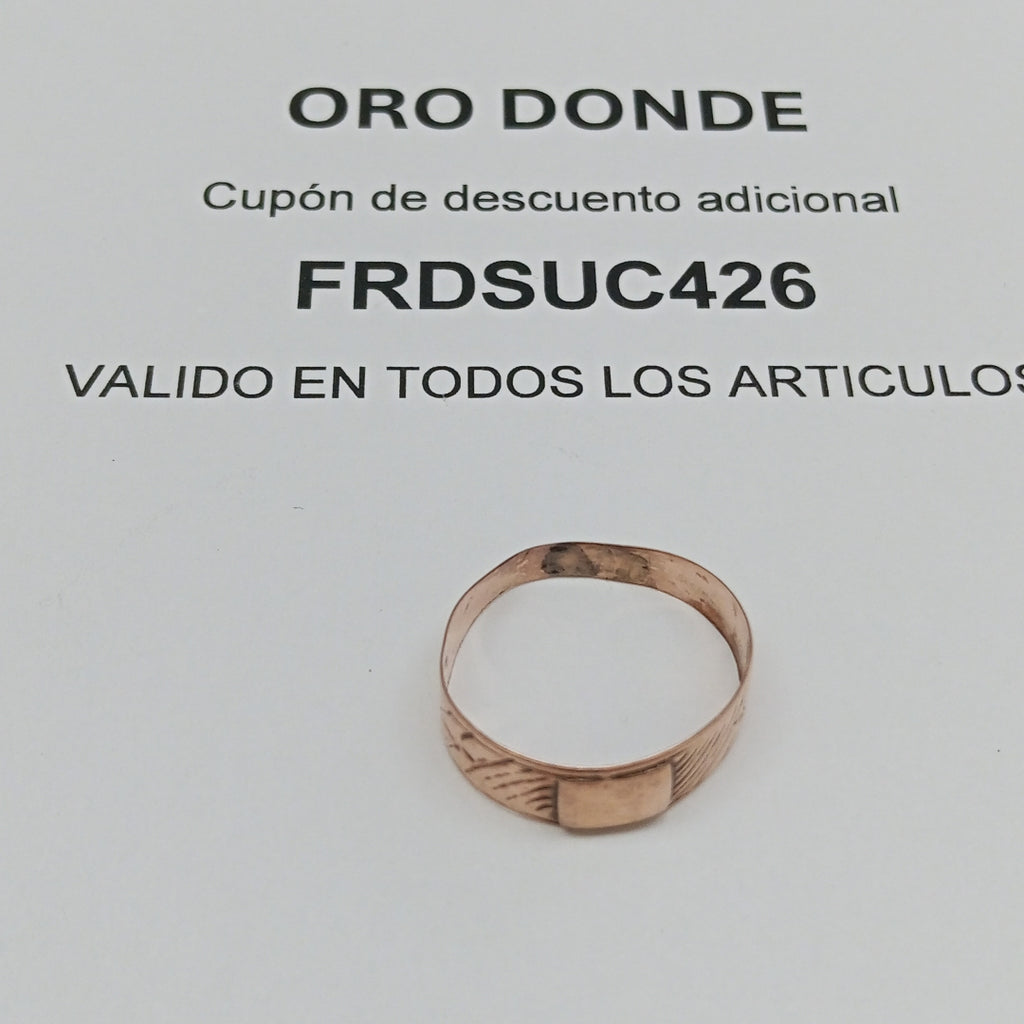 ANILLITO ORO 8 K 1.4 GRMS (SEMINUEVO)