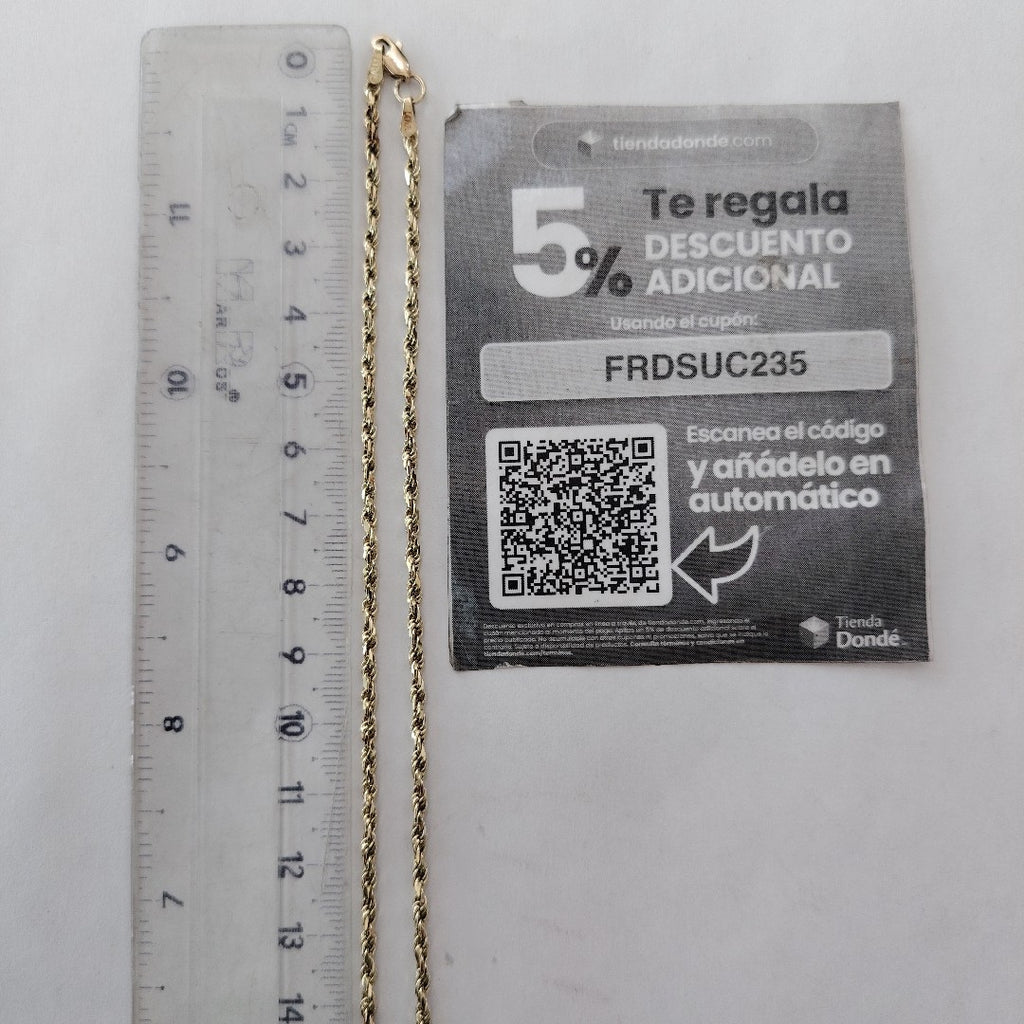 CADENA ORO 10 K 10.3 GRMS (SEMINUEVO)