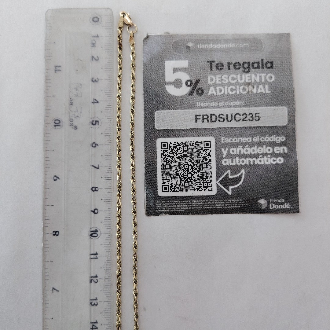 CADENA ORO 10 K 10.3 GRMS (SEMINUEVO)