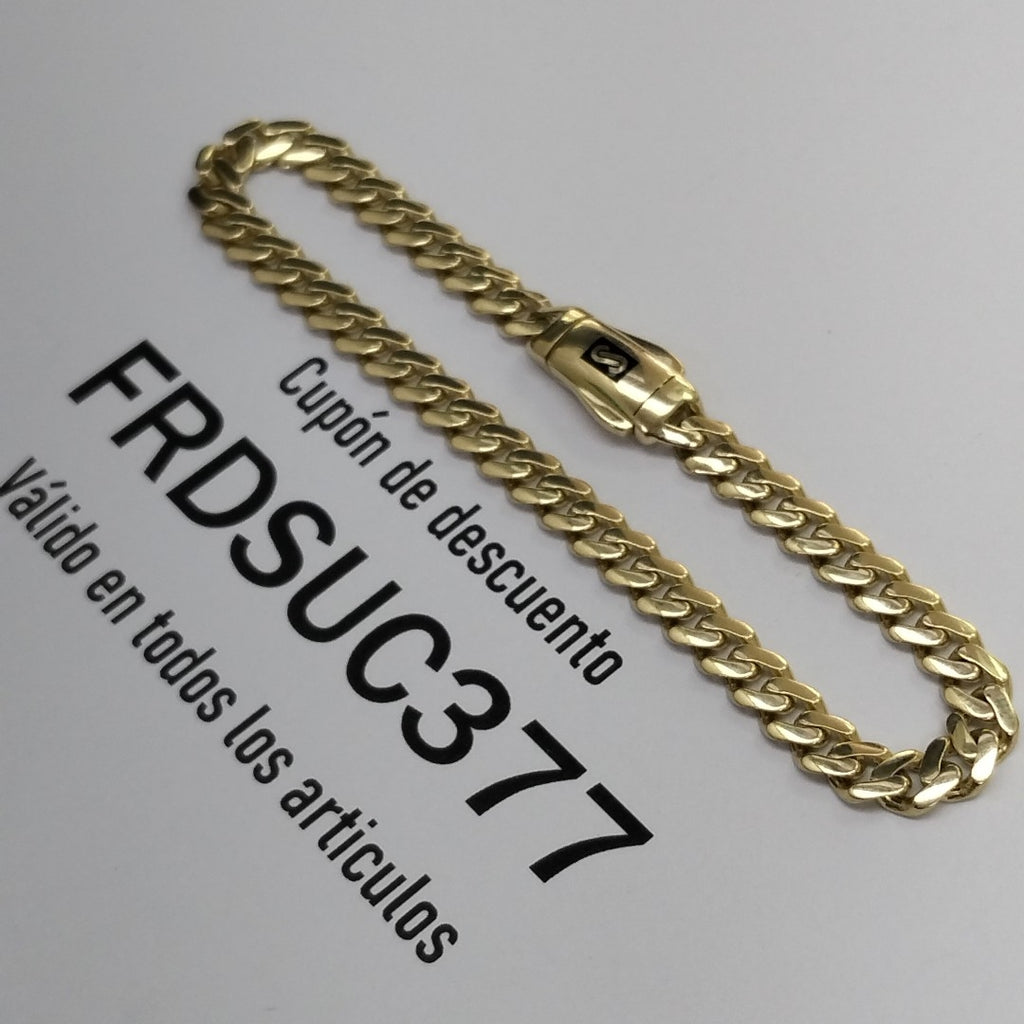 PULSERA MONACO ORO 14K 5.3 (NUEVO)