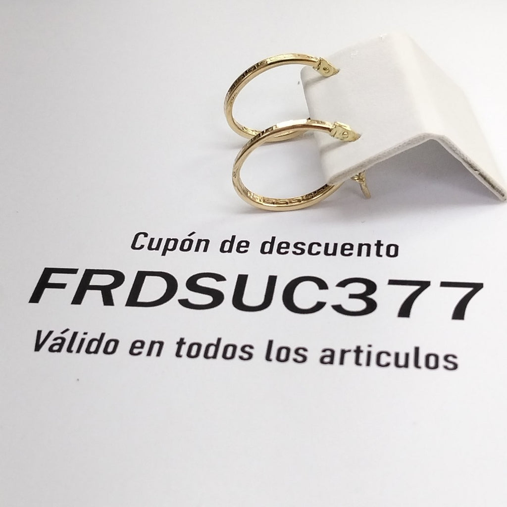 ARRACADAS ORO 14K 1.2 (NUEVO)