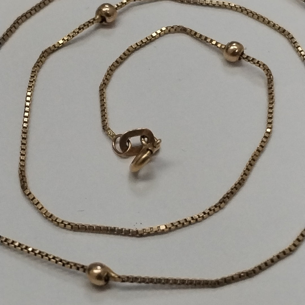 GARGANTILLA ORO 14 K 2.9 GRMS (SEMINUEVO)