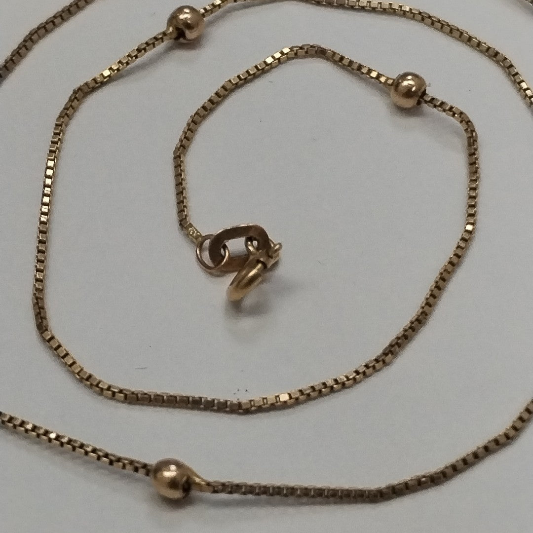 GARGANTILLA ORO 14 K 2.9 GRMS (SEMINUEVO)