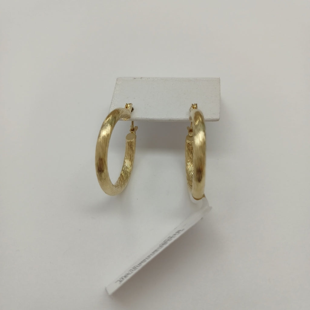 ARETES TEJIDO ARRACADAS ASTRIADAS 14K 2.9 GR (NUEVO)