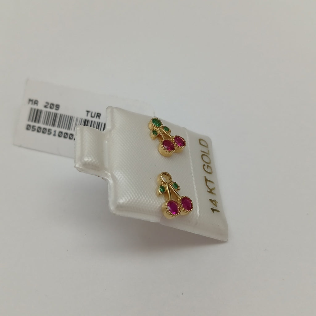 BROQUELES ORO 14K 1.1 (NUEVO)
