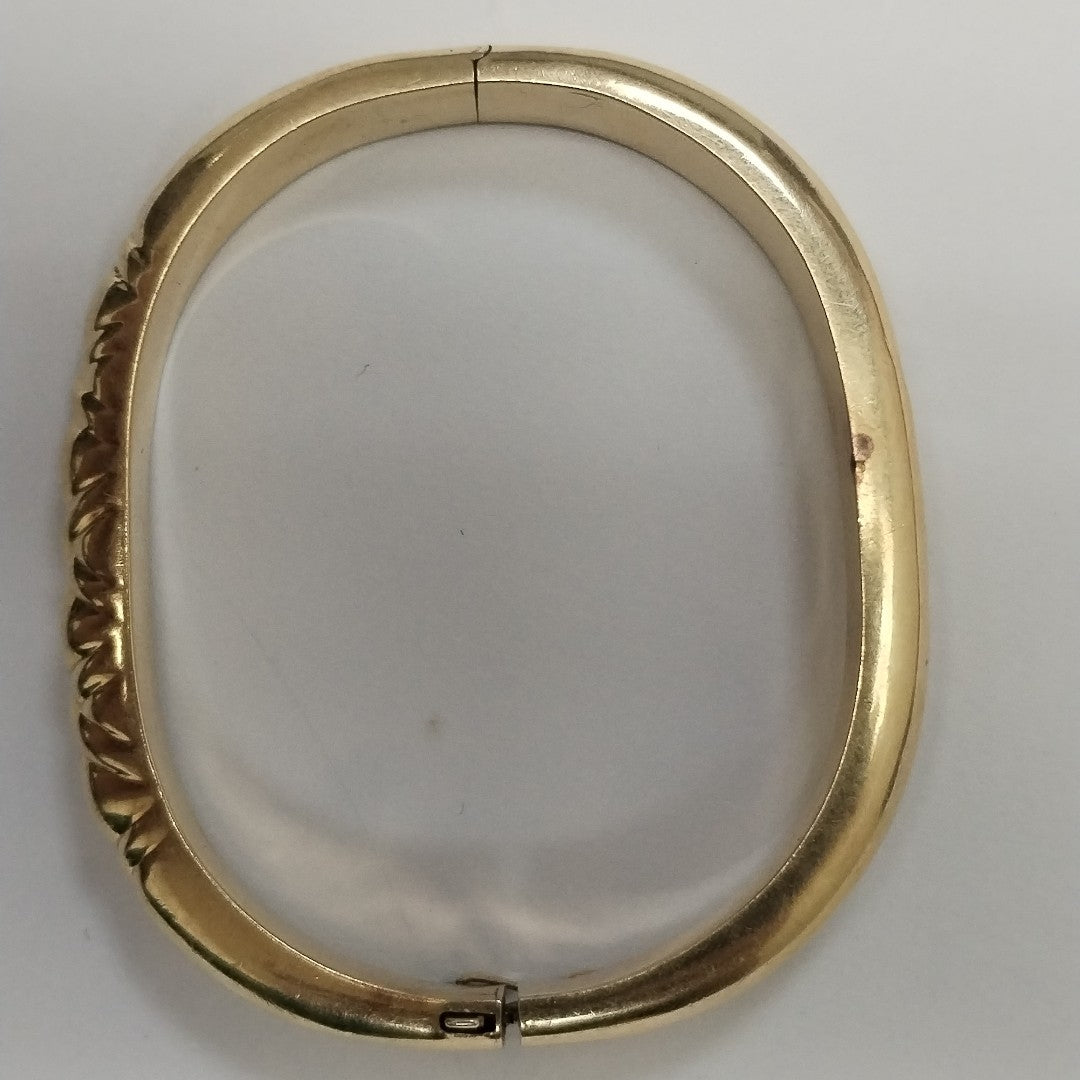 PULSERA RIGIDA ORO 14 K 13,20 GRMS (SEMINUEVO)