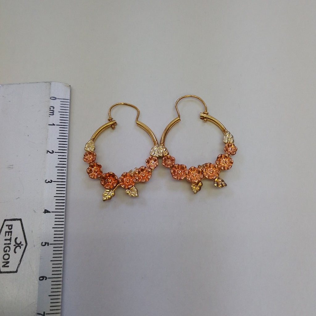 ARRACADAS PAR ORO 8 K 3,50 GRMS (SEMINUEVO)