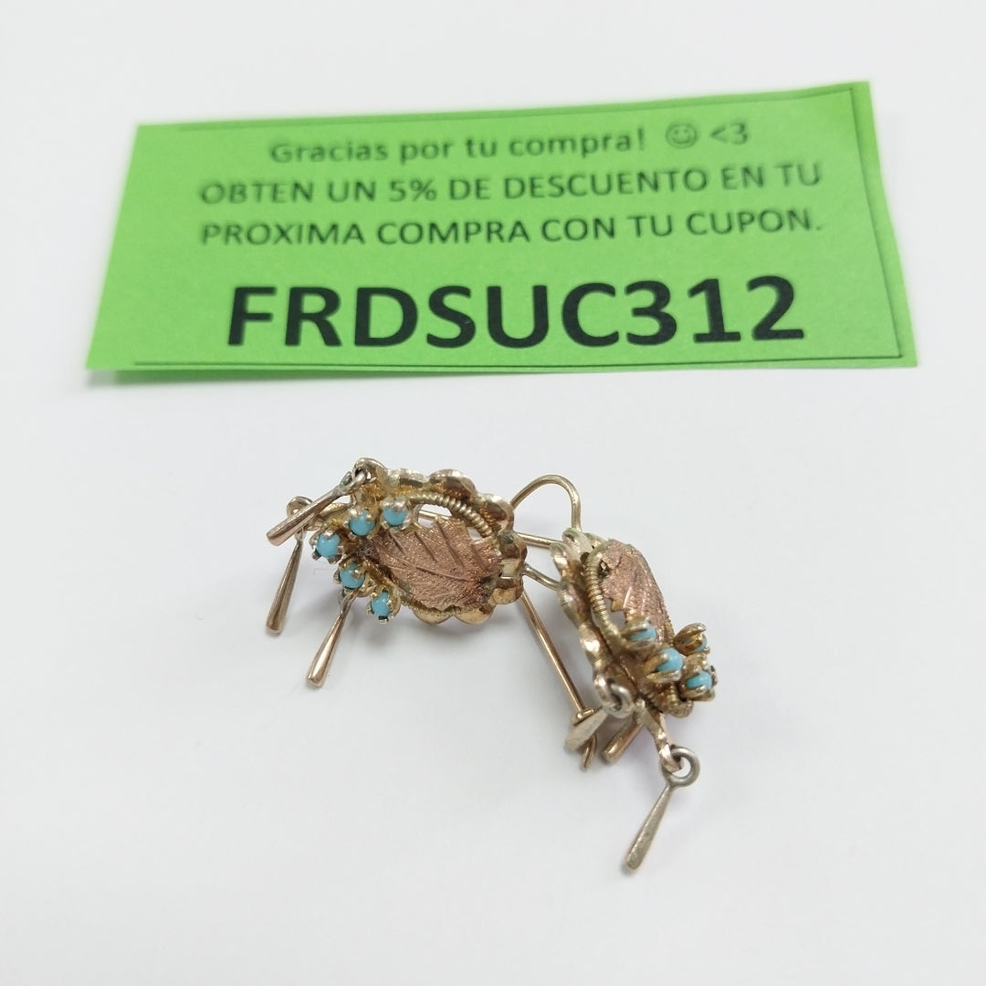 ARETES PAR ORO 8 K 4.2 GRMS (SEMINUEVO)