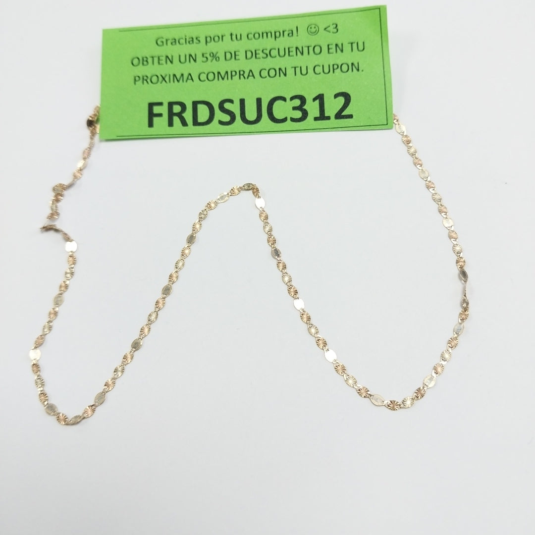 CADENA ORO 10 K 1.3 GRMS (SEMINUEVO)