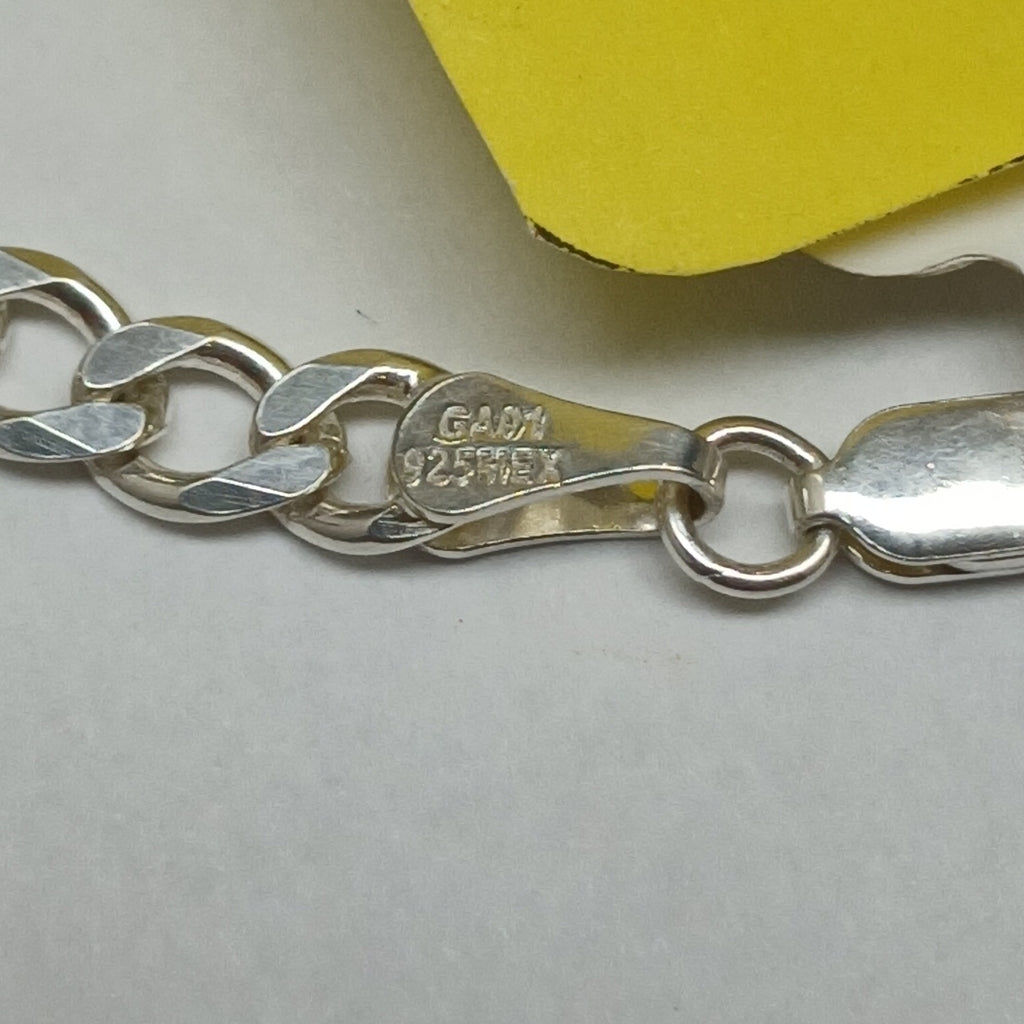 PULSERA BARBADA PLATA .925 21 CM 7.13 GR (NUEVO)
