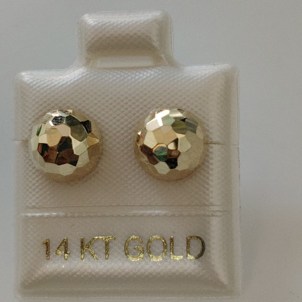 BROQUELES ORO 14K 1.2 (NUEVO)