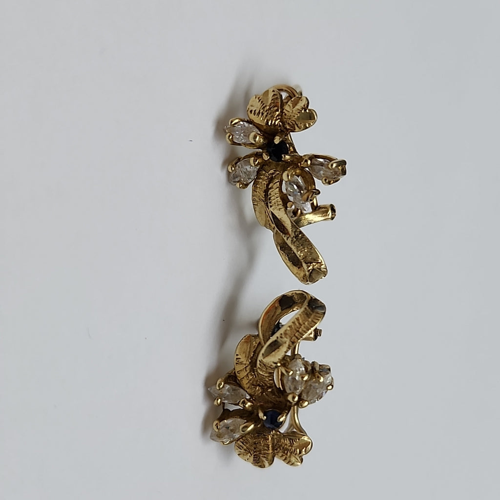 ARETES PAR ORO 14 K 3.7 GRMS (SEMINUEVO)