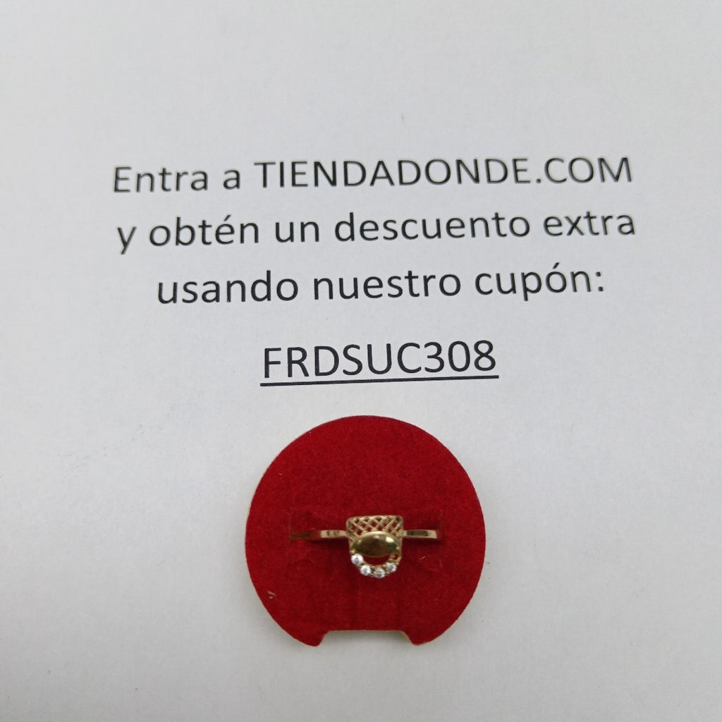 ANILLO ORO 14 K 1,60 GRMS (SEMINUEVO)