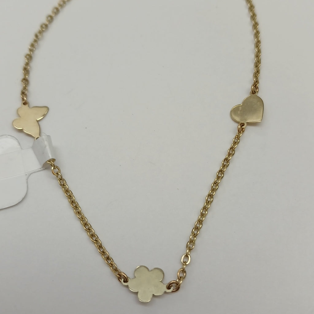 PULSERA ESPECIAL C FIGURAS 14K 18 CM 1.7 GR (NUEVO)