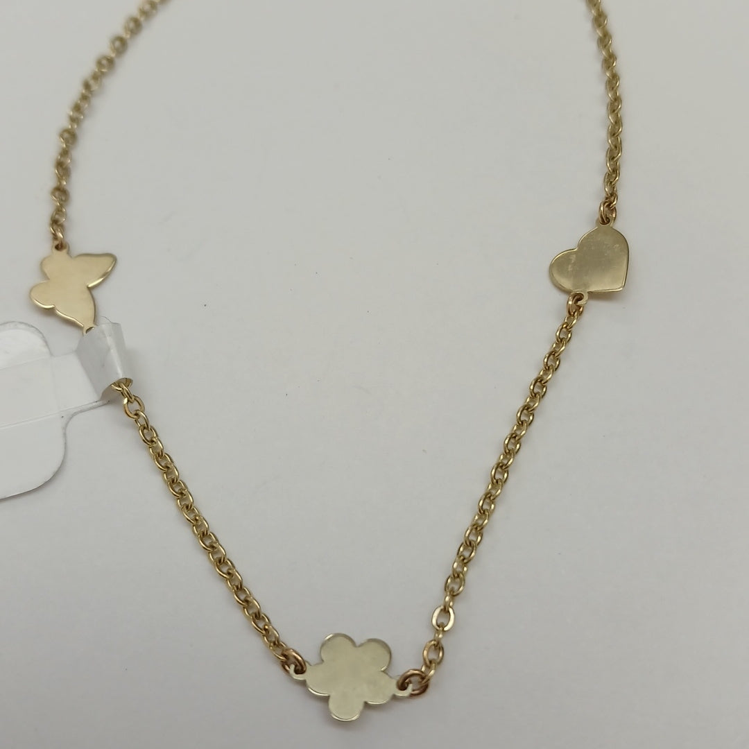 PULSERA ESPECIAL C FIGURAS 14K 18 CM 1.7 GR (NUEVO)