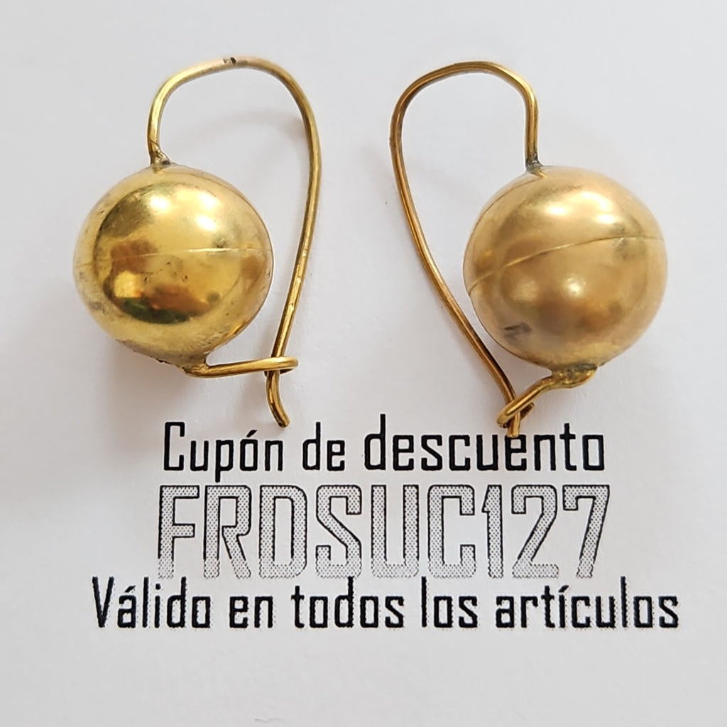 ARETES PAR ORO 10 K 3,30 GRMS (SEMINUEVO)