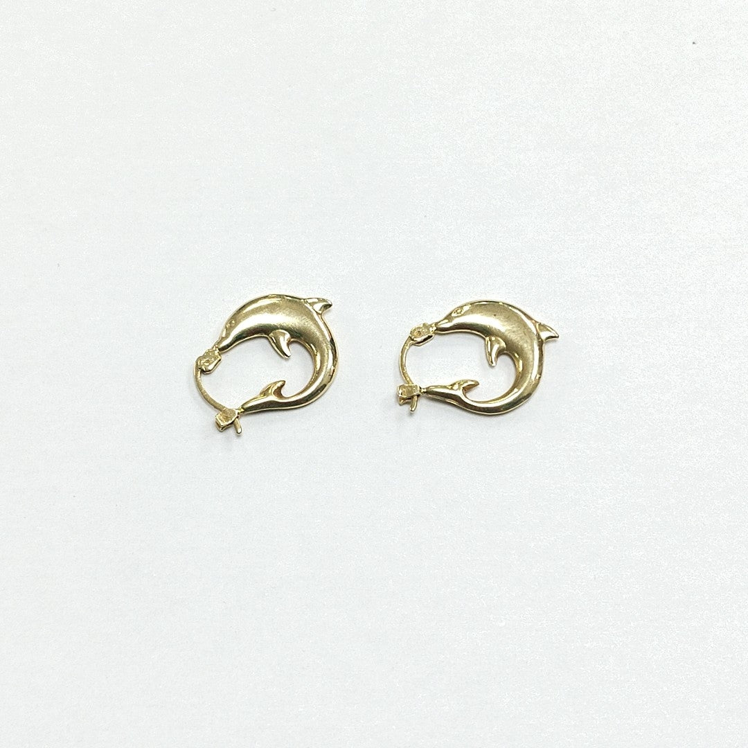 ARRACADAS PAR ORO 14 K 1.7 GRMS (SEMINUEVO)