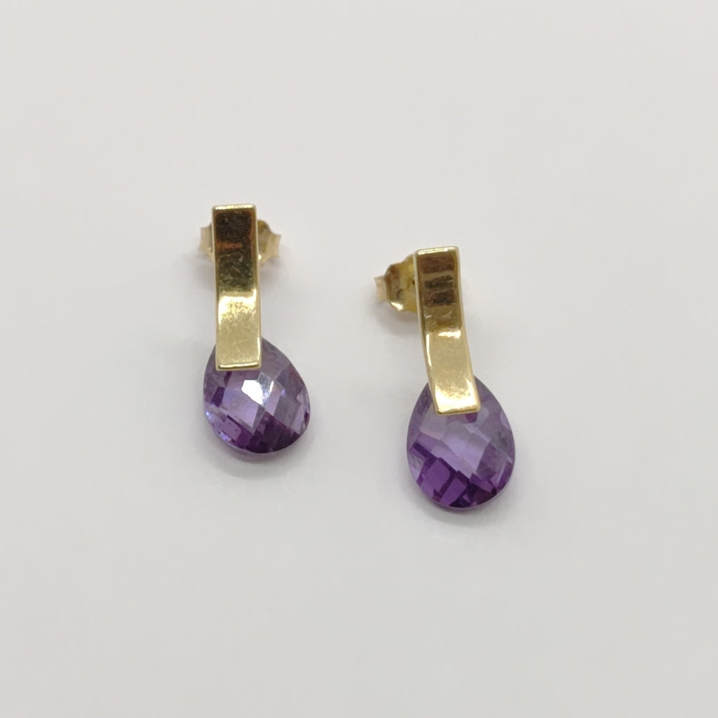 ARETES PAR ORO 14 K 2 GRMS (SEMINUEVO)