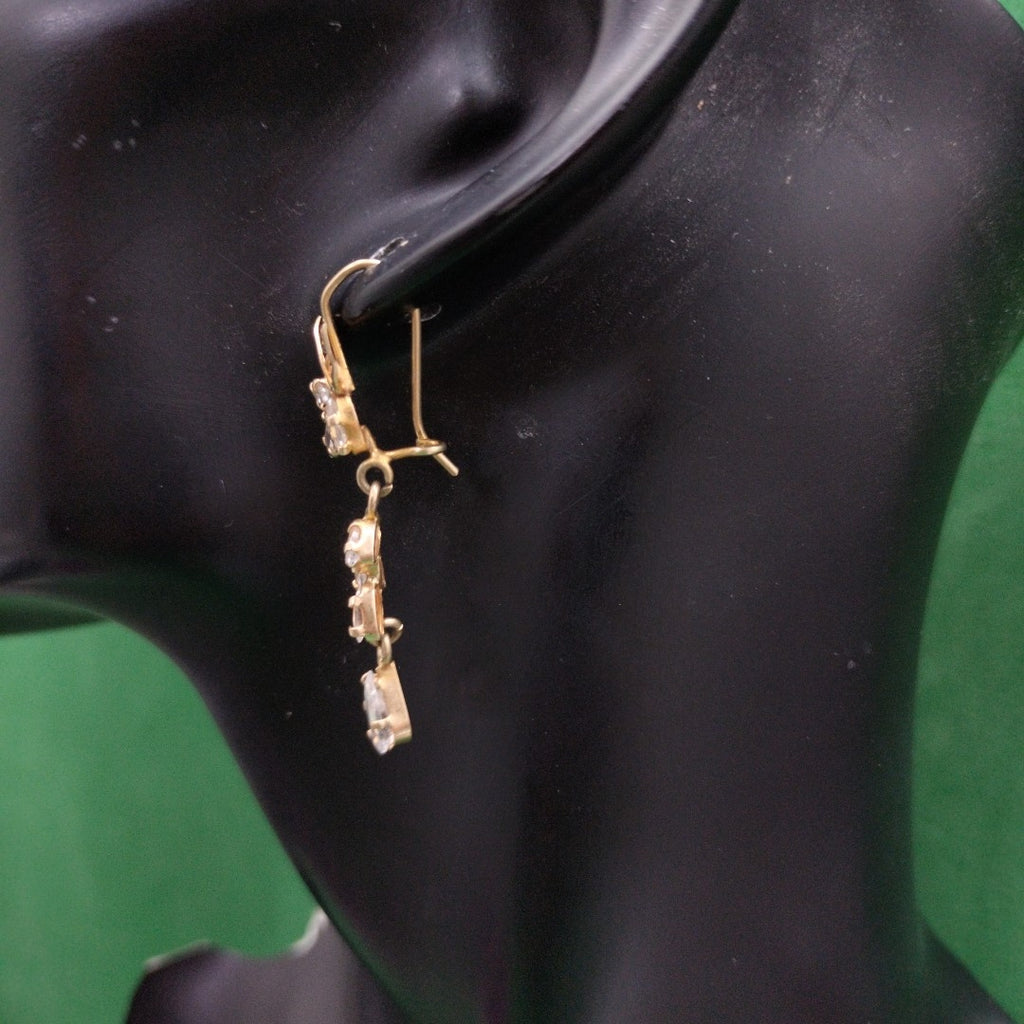 ARETES PAR ORO 10 K 3.6 GRMS (SEMINUEVO)
