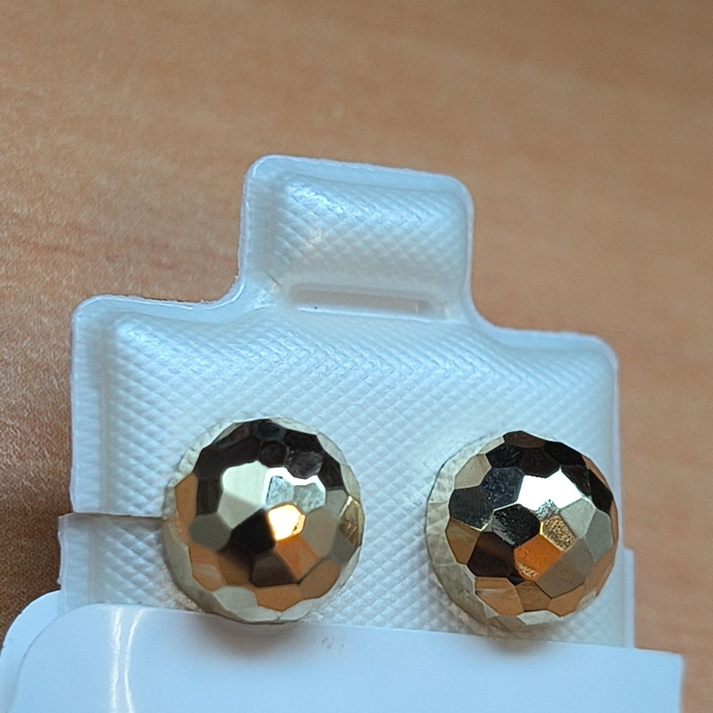 BROQUELES ORO 14K 1.2 (NUEVO)