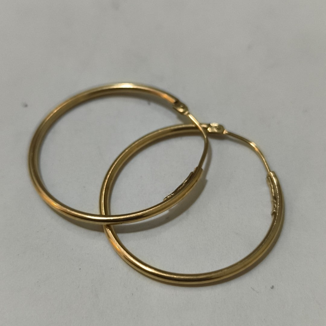 ARRACADAS PAR ORO 18 K 1.8 GRMS (SEMINUEVO)