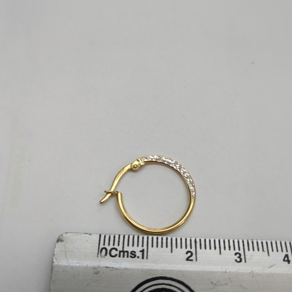 ARRACADAS PAR ORO 14 K 1.1 GRMS (SEMINUEVO)
