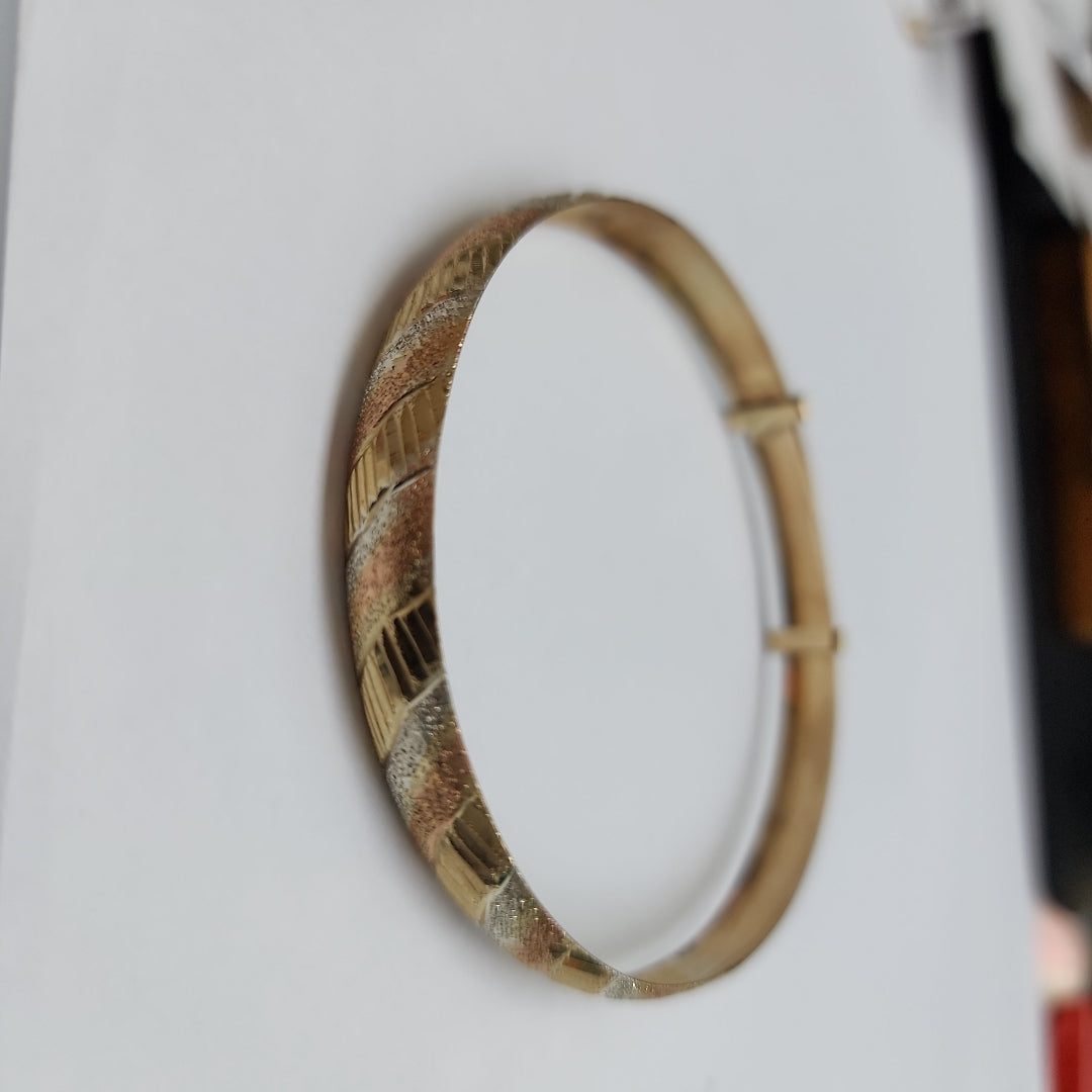 PULSERA RIGIDA ORO 10 K 6.4 GRMS (SEMINUEVO)