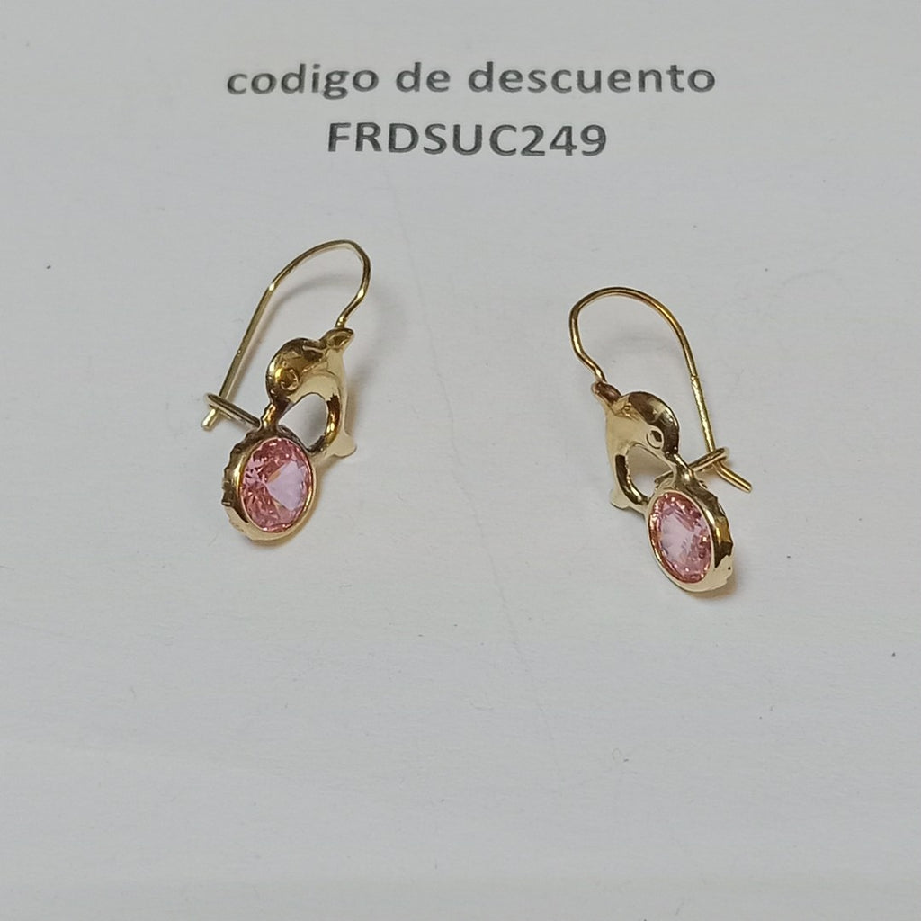 ARETES PAR ORO 10 K 1 GRMS (SEMINUEVO)