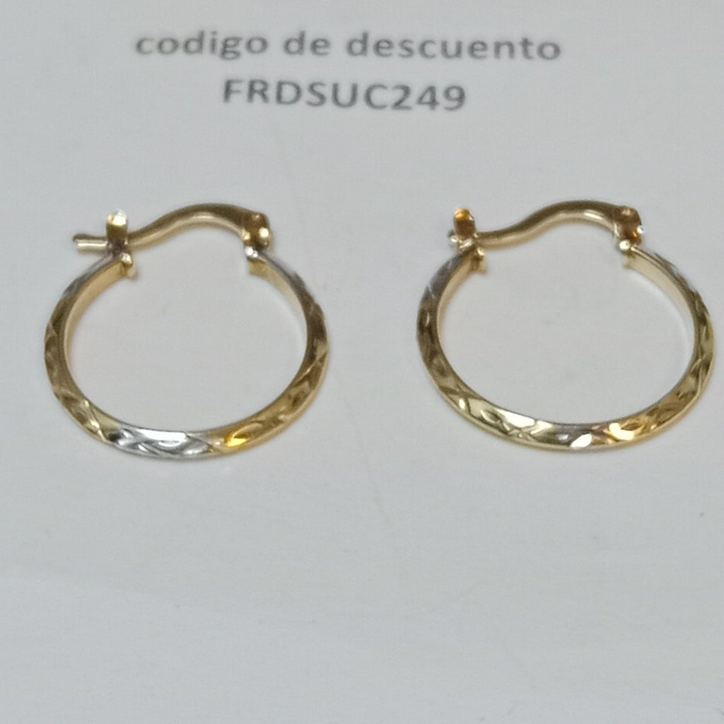 ARRACADAS PAR ORO 10 K 1,60 GRMS (SEMINUEVO)