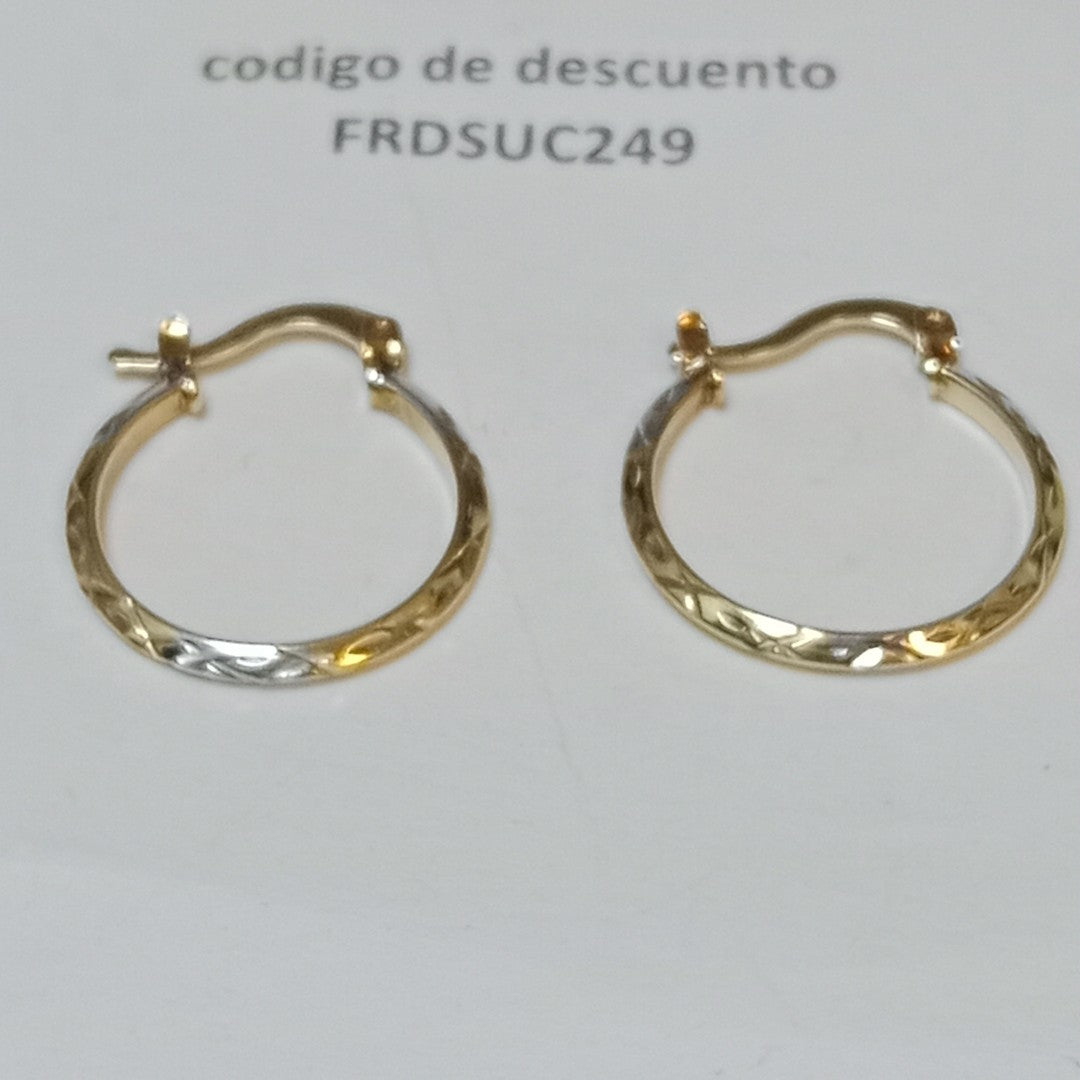 ARRACADAS PAR ORO 10 K 1,60 GRMS (SEMINUEVO)
