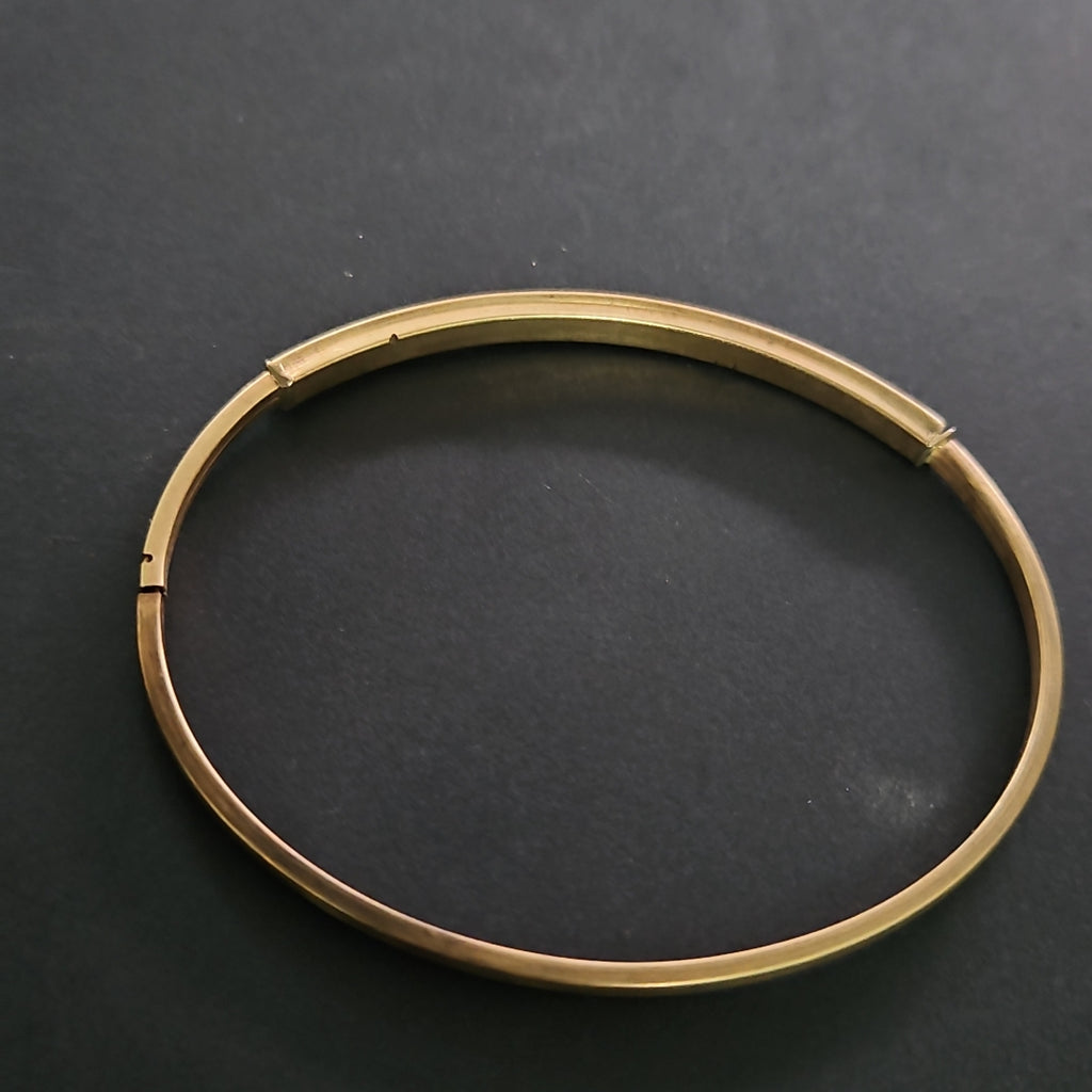 PULSERA RIGIDA ORO 10 K 3.9 GRMS (SEMINUEVO)