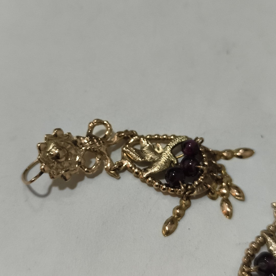 ARETES PAR ORO 10 K 6.8 GRMS (SEMINUEVO)